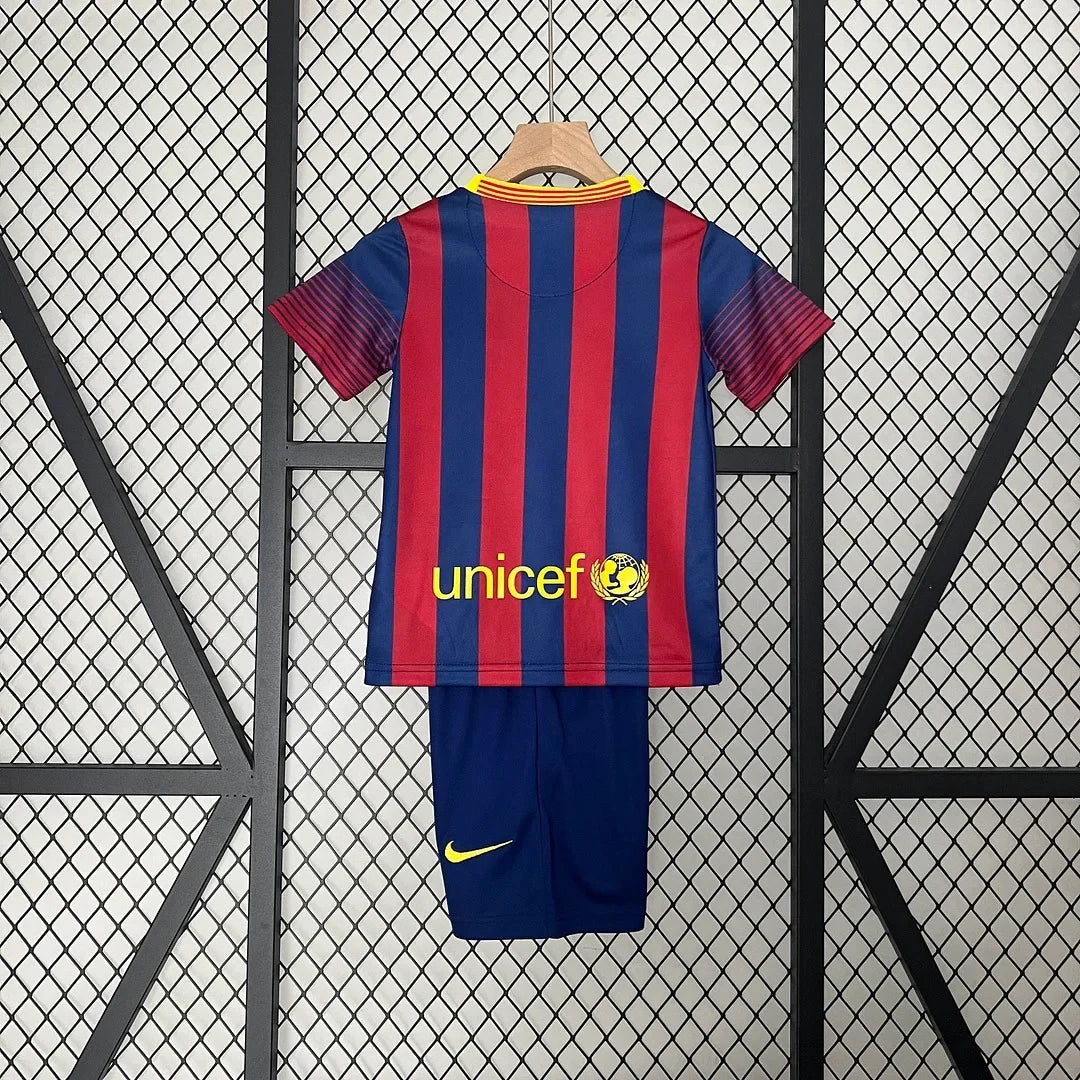 2013/2014 Retro Barcelona Home Kit Kids Size