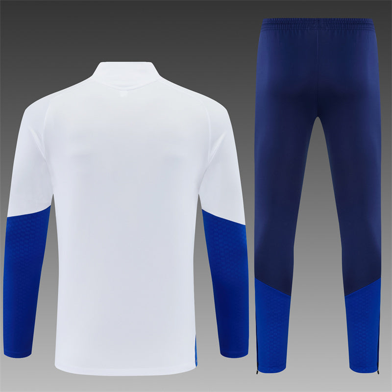 25/26 Colombia Wit Donkerblauw Trainingspak