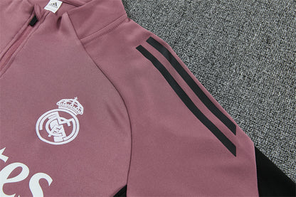 25/26 Real Madrid Roze Zwart Trainingspak