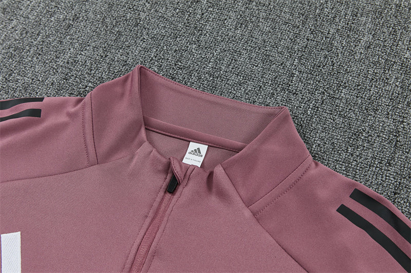 25/26 Real Madrid Roze Zwart Trainingspak