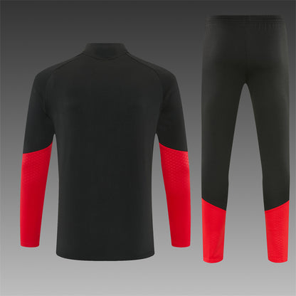 25/26 Duitsland Zwart Rood Trainingspak