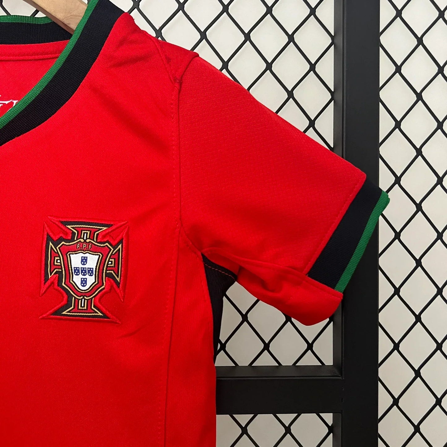 Portugal 2024 Home Jersey Kids Size