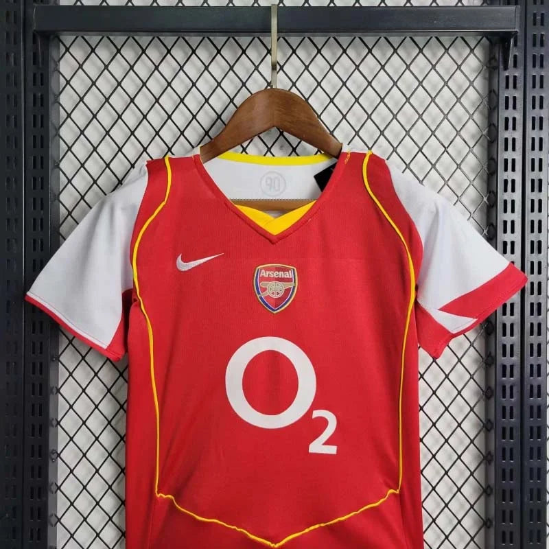 2004-2005 Retro Arsenal Home Jersey Kids Size