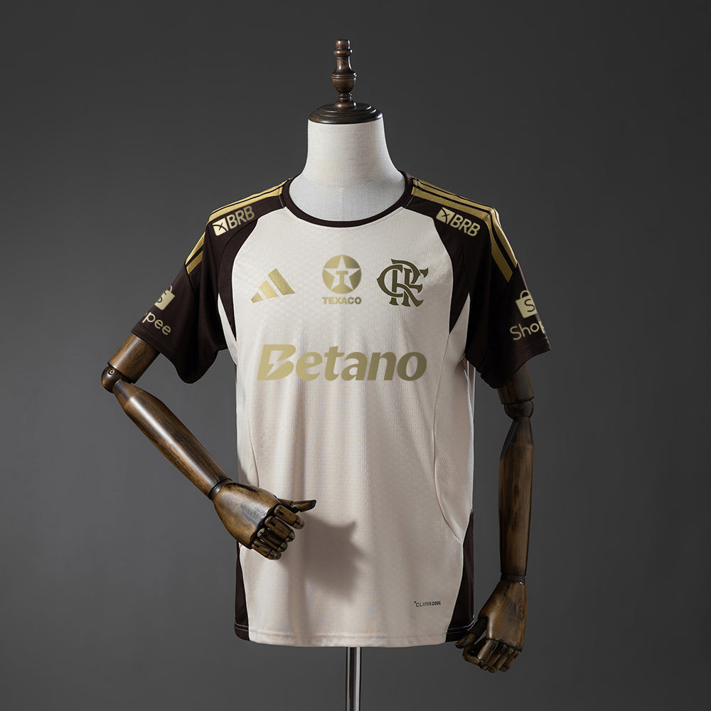 Flamengo 26/27 Met Sponsors Training - Apricot Shirt
