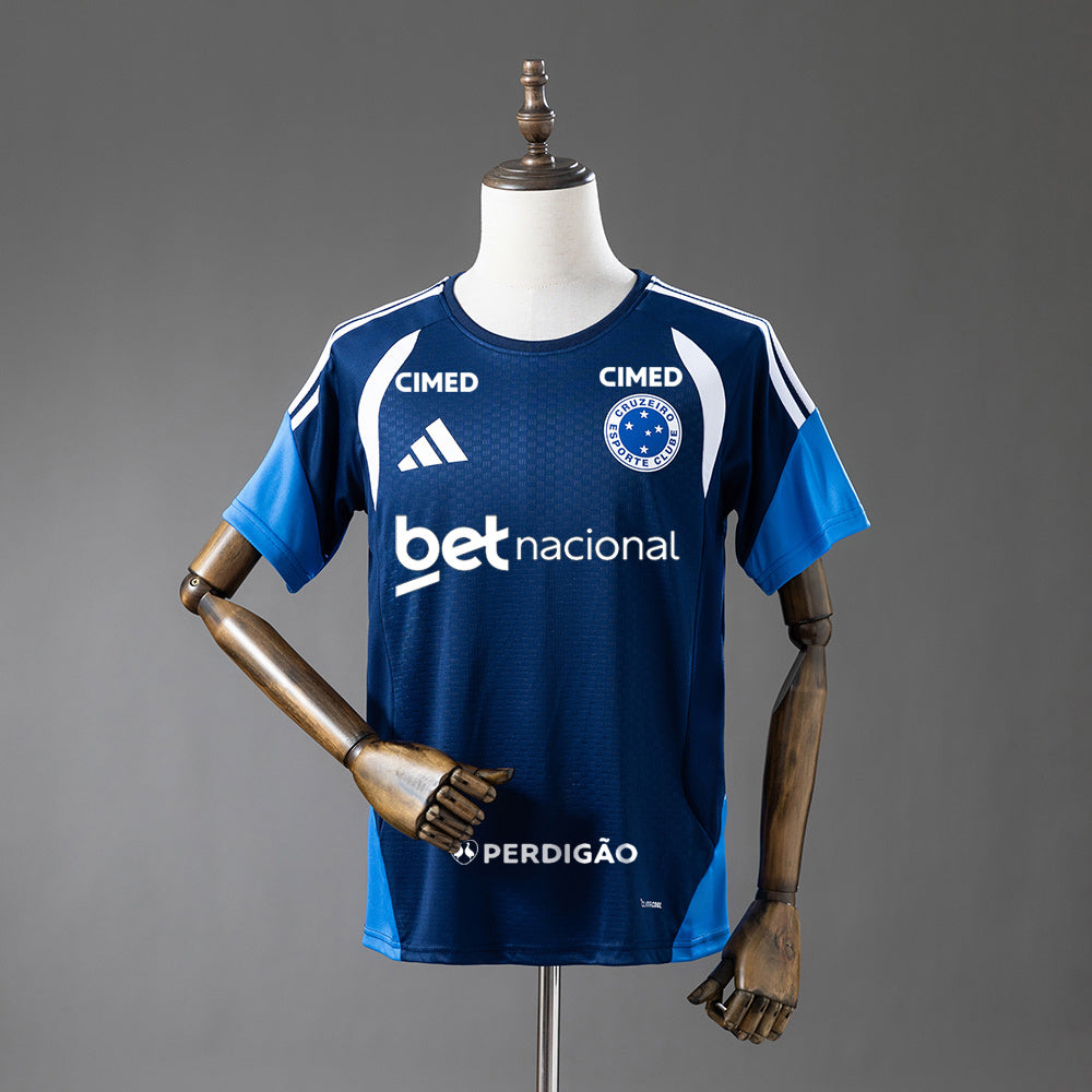 Cruzeiro 26/27 Met Sponsors Training - Dark Blue Shirt