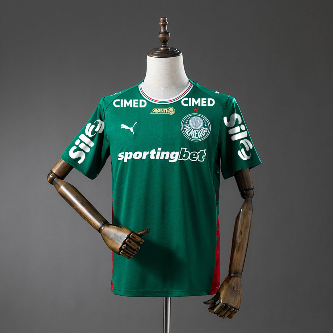 Palmeiras 26/27 Met Sponsors Thuis Shirt