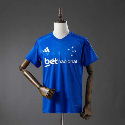 Cruzeiro 26/27 Thuis Met Sponsors Shirt