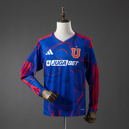 Universidad de Chile 26/27 Thuis Lange Mouwen Shirt