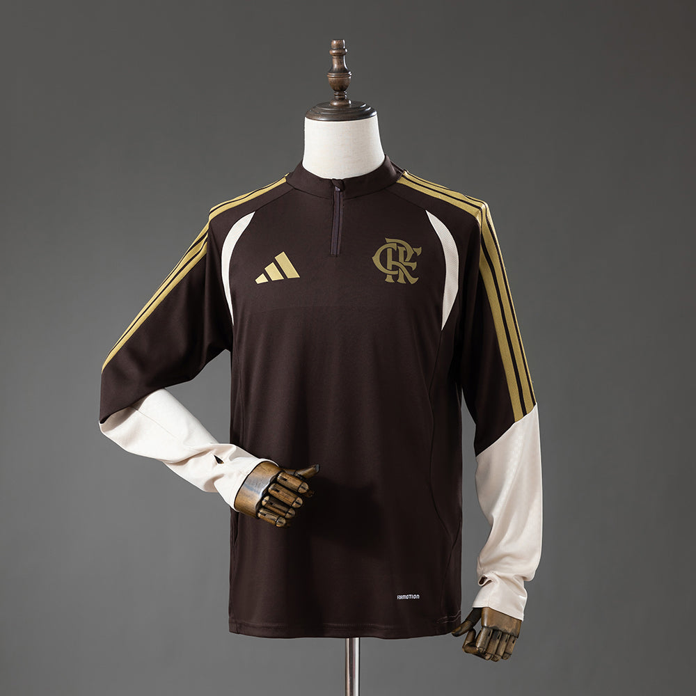 Flamengo 26/27 Lange Mouwen Trainingsshirt Brown