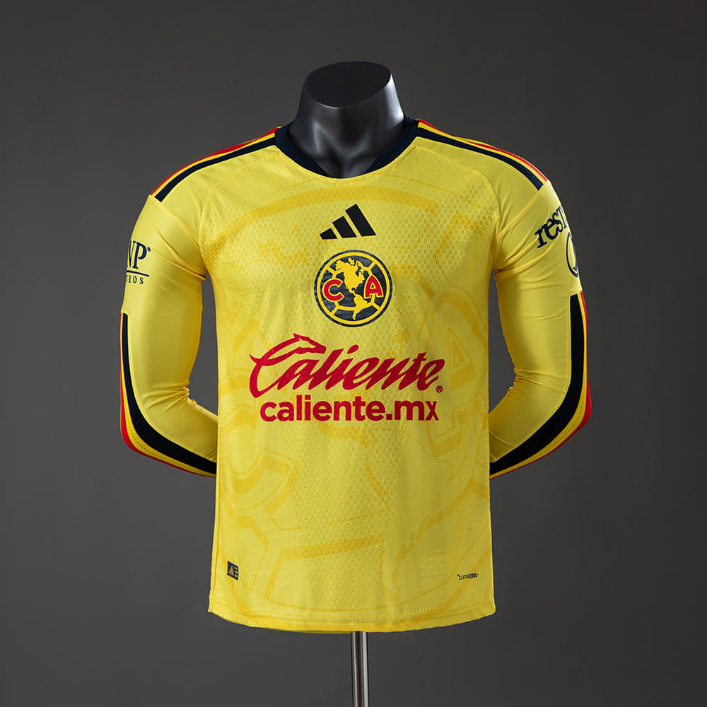 America 26/27 Thuis Spelersversie Lange Mouwen Shirt