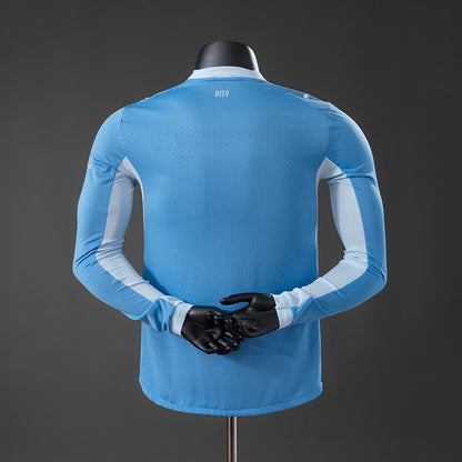 Manchester City 26/27 Thuis Spelersversie Lange Mouwen Shirt