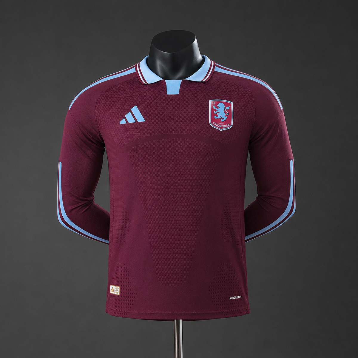 Aston Villa 26/27 Thuis Spelersversie Lange Mouwen Shirt
