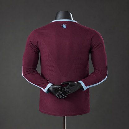 Aston Villa 26/27 Thuis Spelersversie Lange Mouwen Shirt