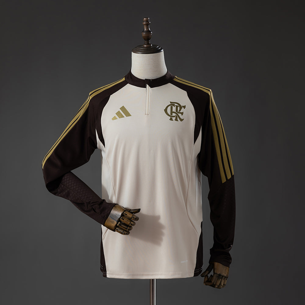 Flamengo 26/27 Lange Mouwen Trainingsshirt Apricot