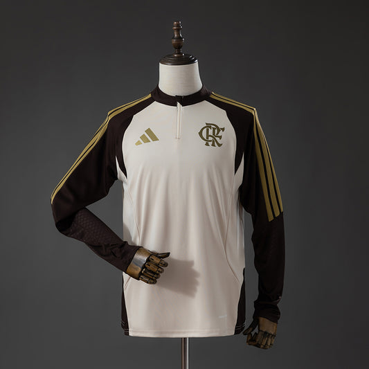 Flamengo 26/27 Lange Mouwen Trainingsshirt Apricot