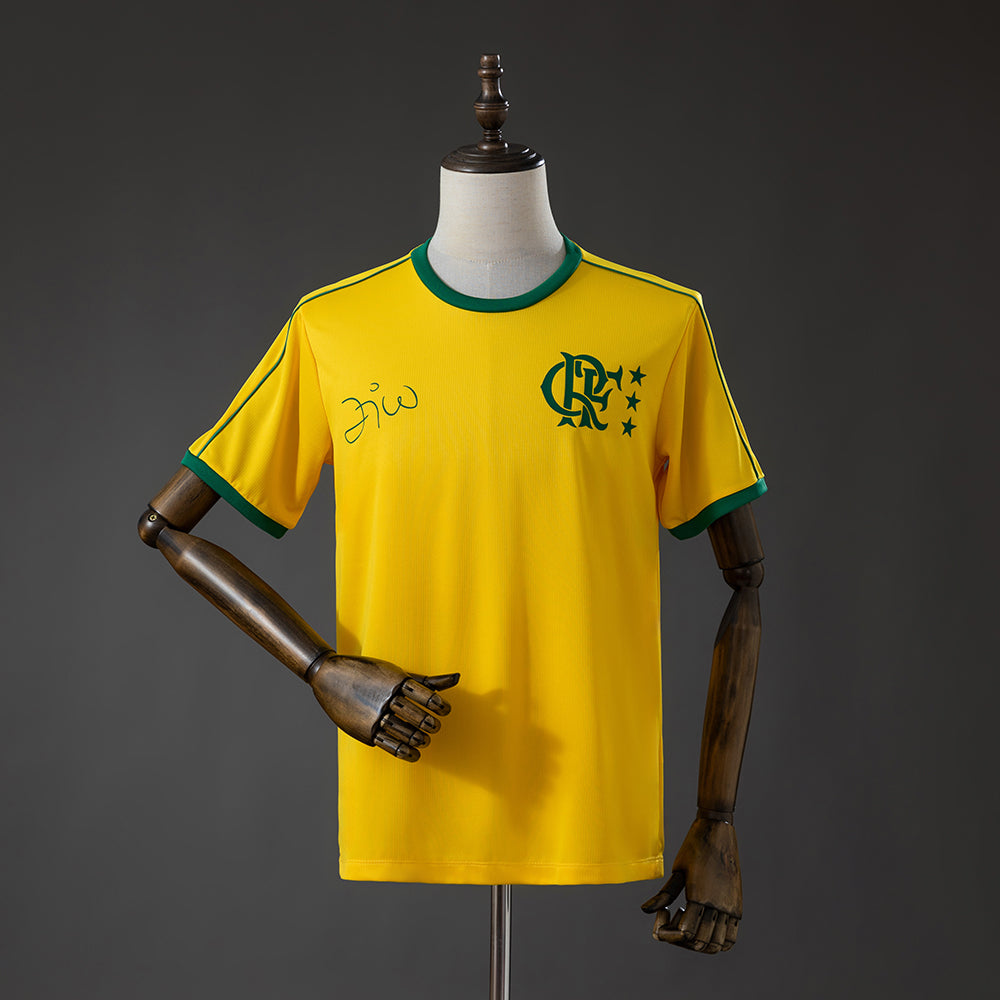 Flamengo 26/27 Zico Signature World Cup Version Yellow Shirt