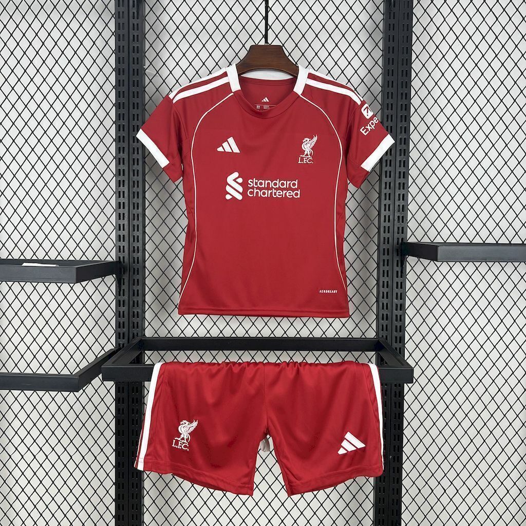 25/26 Liverpool FC Home Kit Kids Size